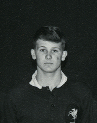 B Cougle, Football 1955